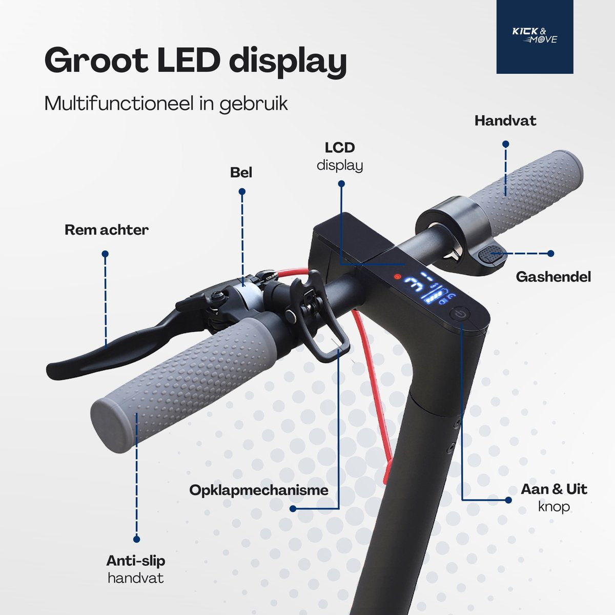 KICK&MOVE x AOVO M365GO Elektrische Step -
