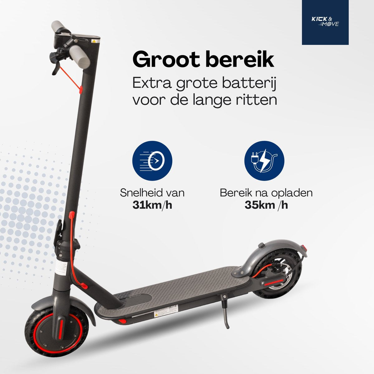 KICK&MOVE x AOVO M365GO Elektrische Step -
