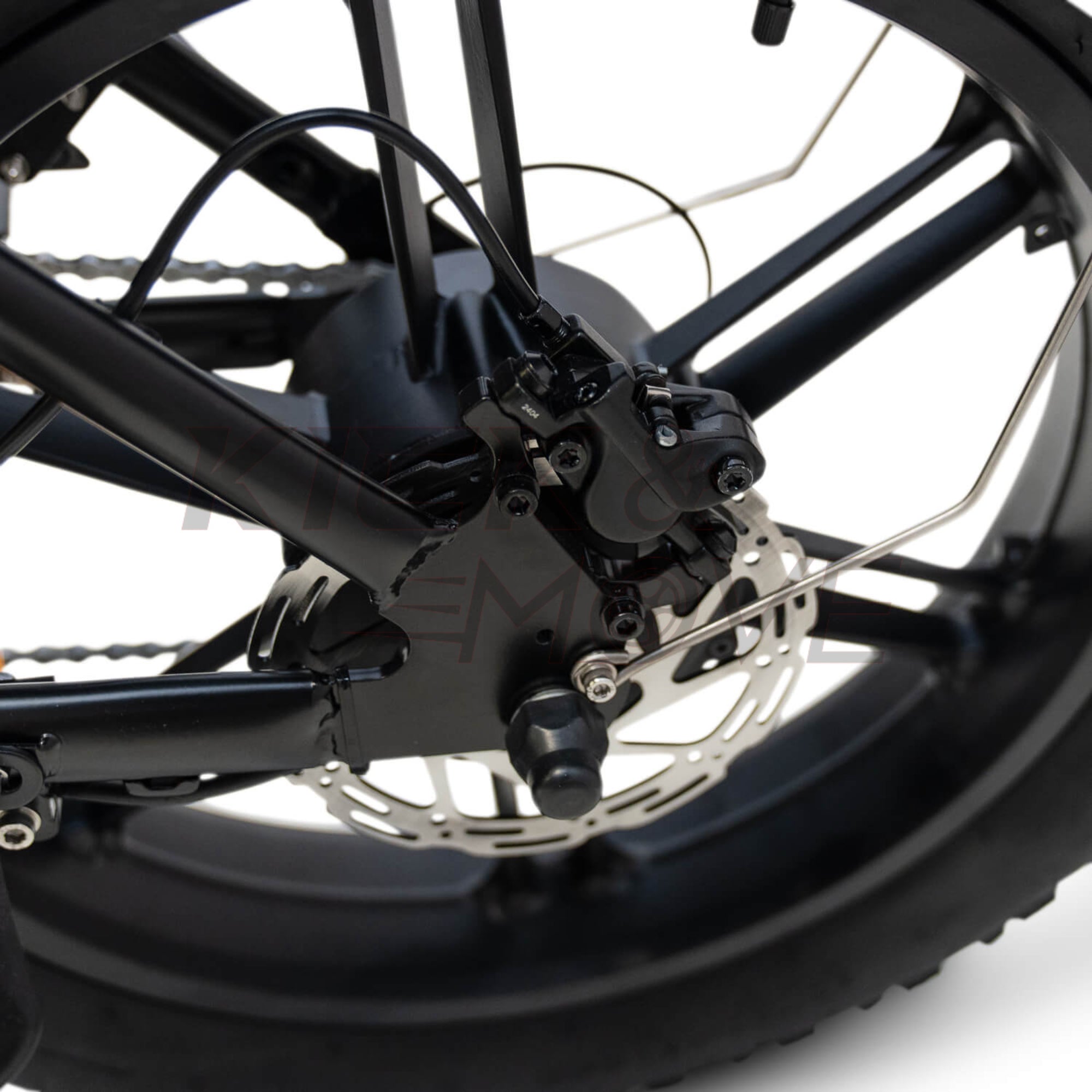 Super Deal! Kick&Move V20 PRO 9.0 2025 Family fatbike- Zwart - Hydraulische remmen