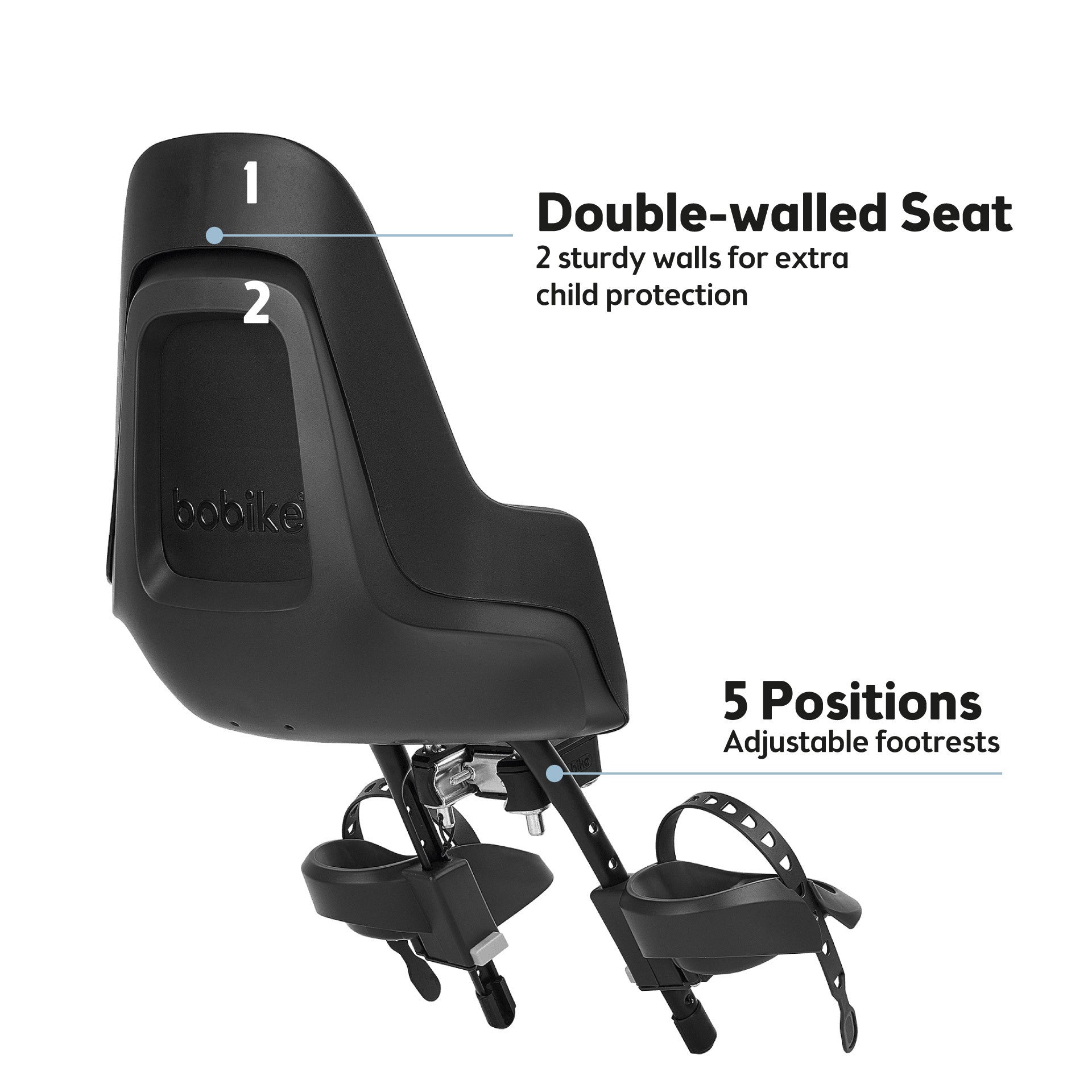 Kinderzitje - Fatbike - Voor - Tot 3 Jaar