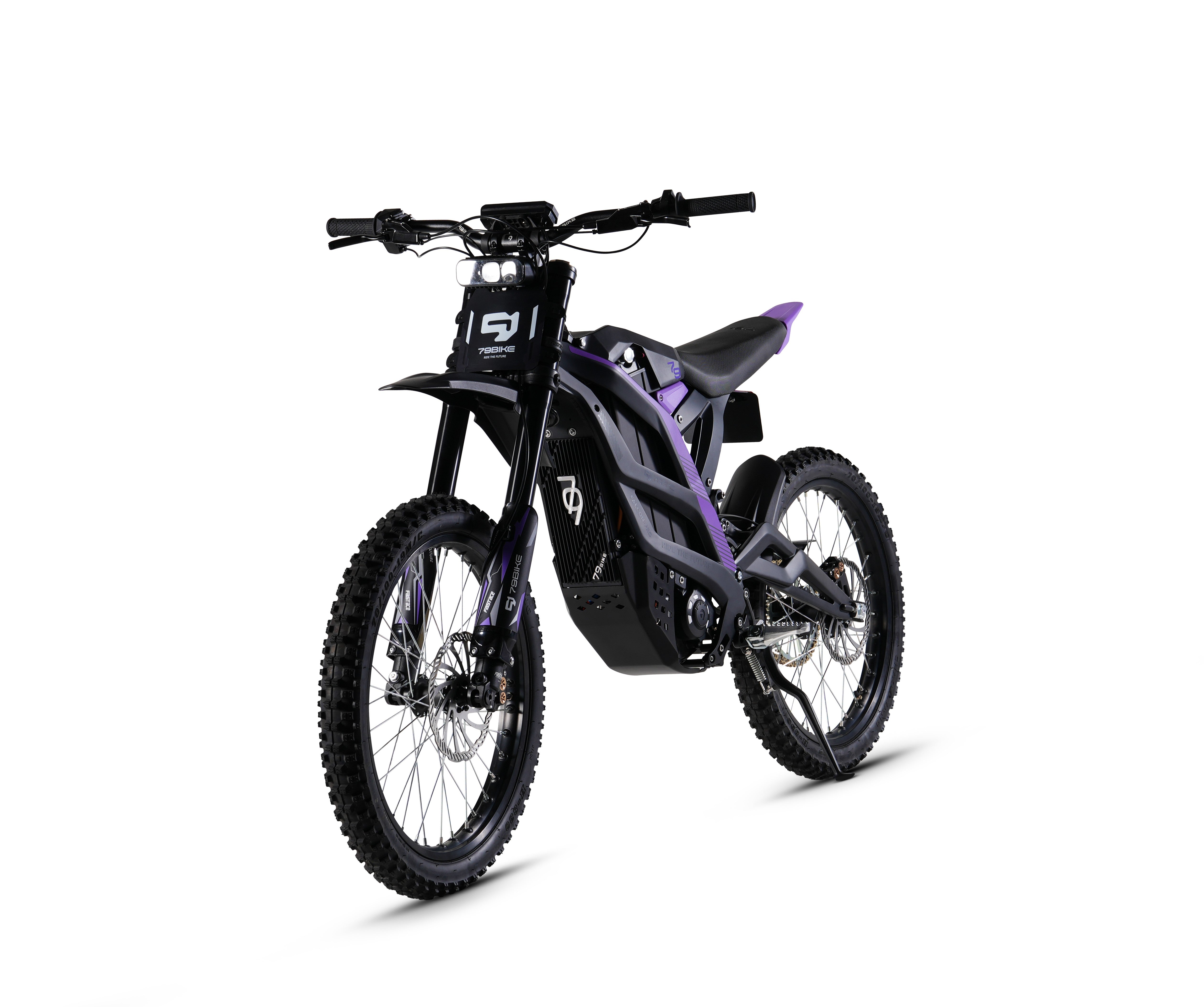 Super Deal! Kick&Move Falcon Pro e-Dirtbike 2025 - Zwaart/Paars