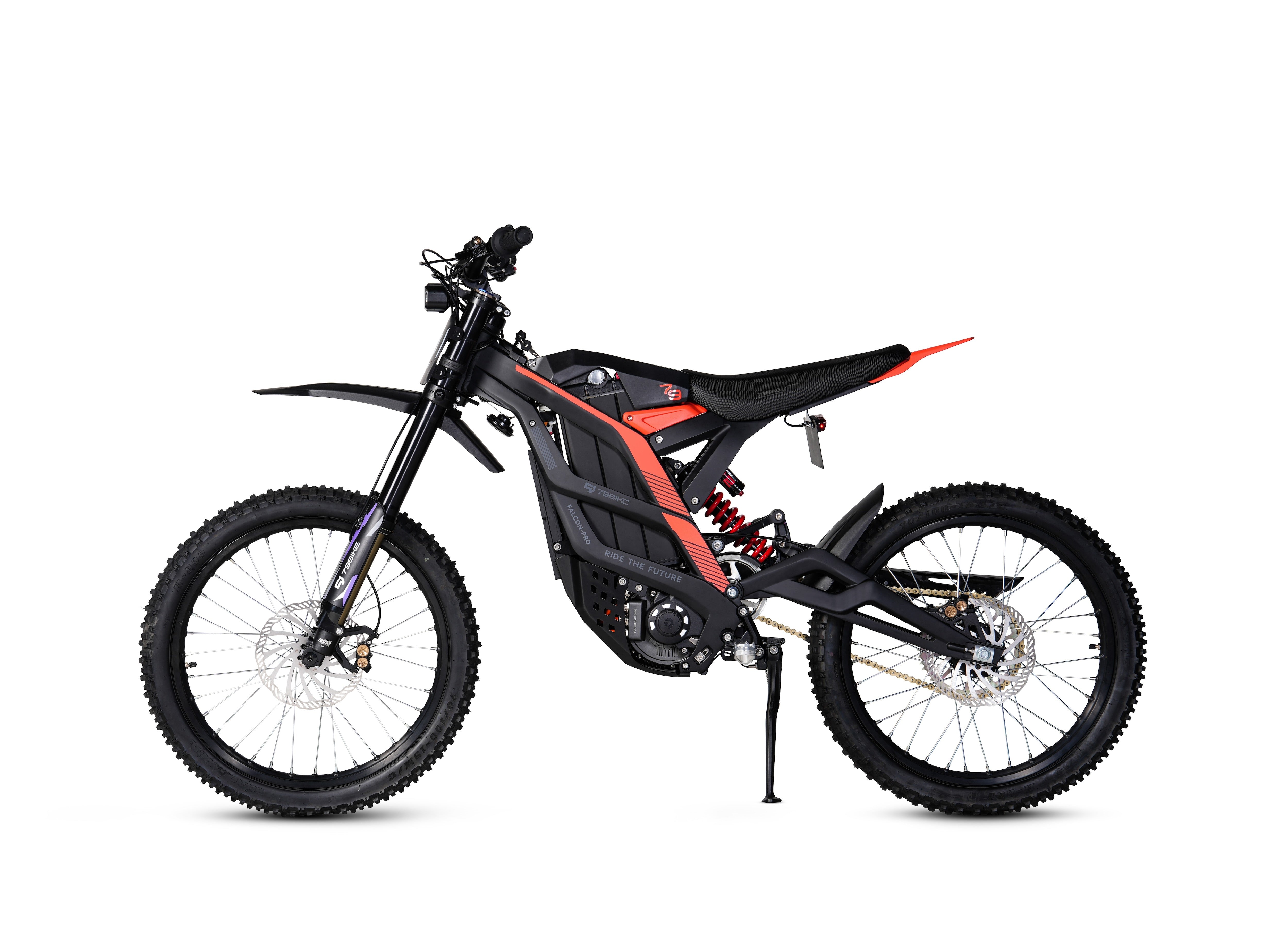 Super Deal! Kick&Move Falcon Pro e-Dirtbike 2025 - Zwart/Rood