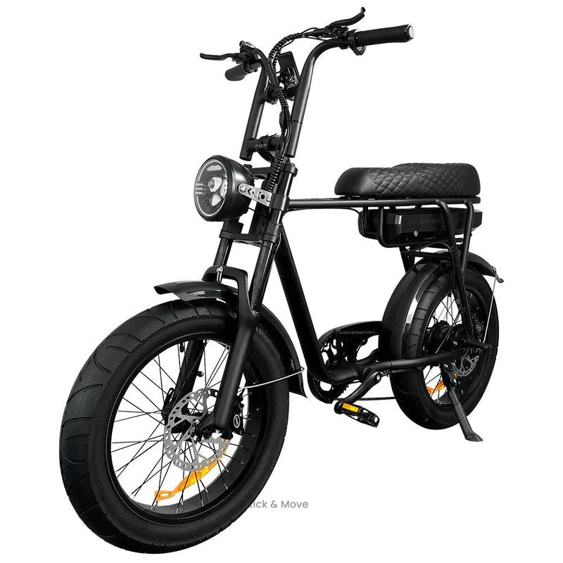 Kick&Move EB2 - Fatbike - Zwart