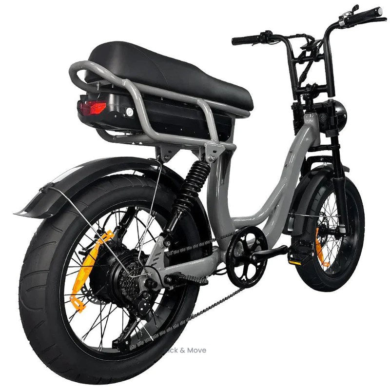 Kick&Move EB8 - Fatbike - Grijs