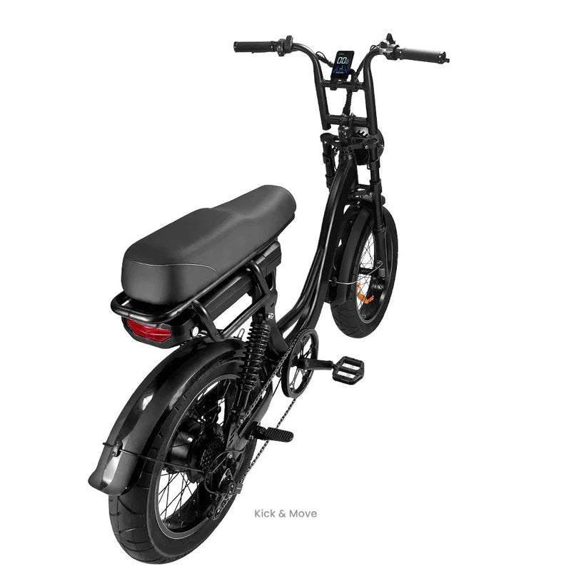 Super Deal! Kick&Move EB8 - Fatbike - Zwart