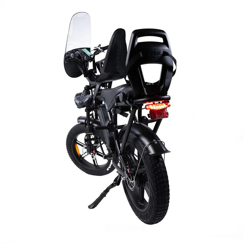 Kick&Move V8.3 - Family Fatbike - Zwart (alle accessoires inbegrepen)