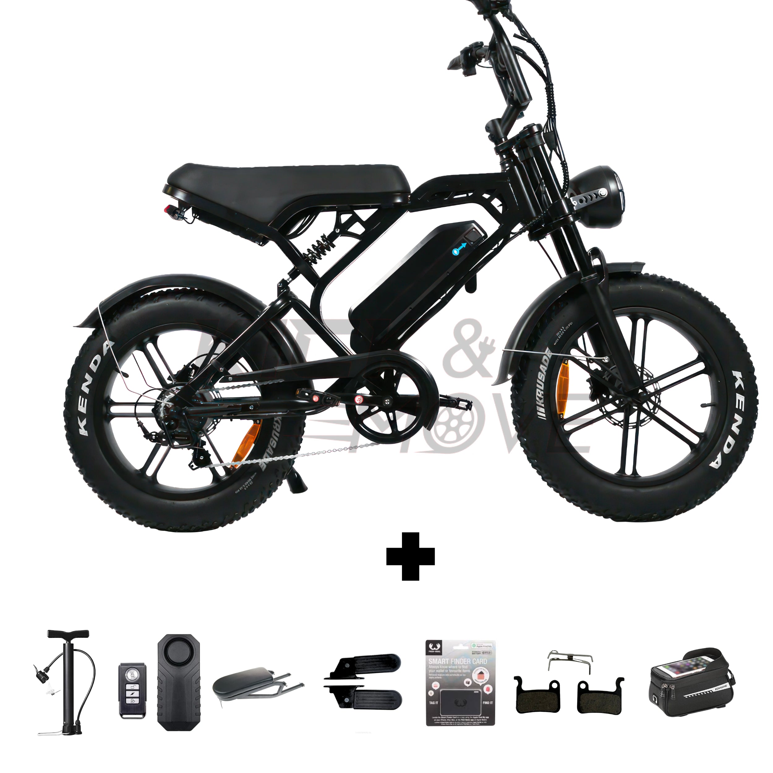 Super Deal! Kick&Move V20 PRO 2026 - Zwart - Hydraulische remmen