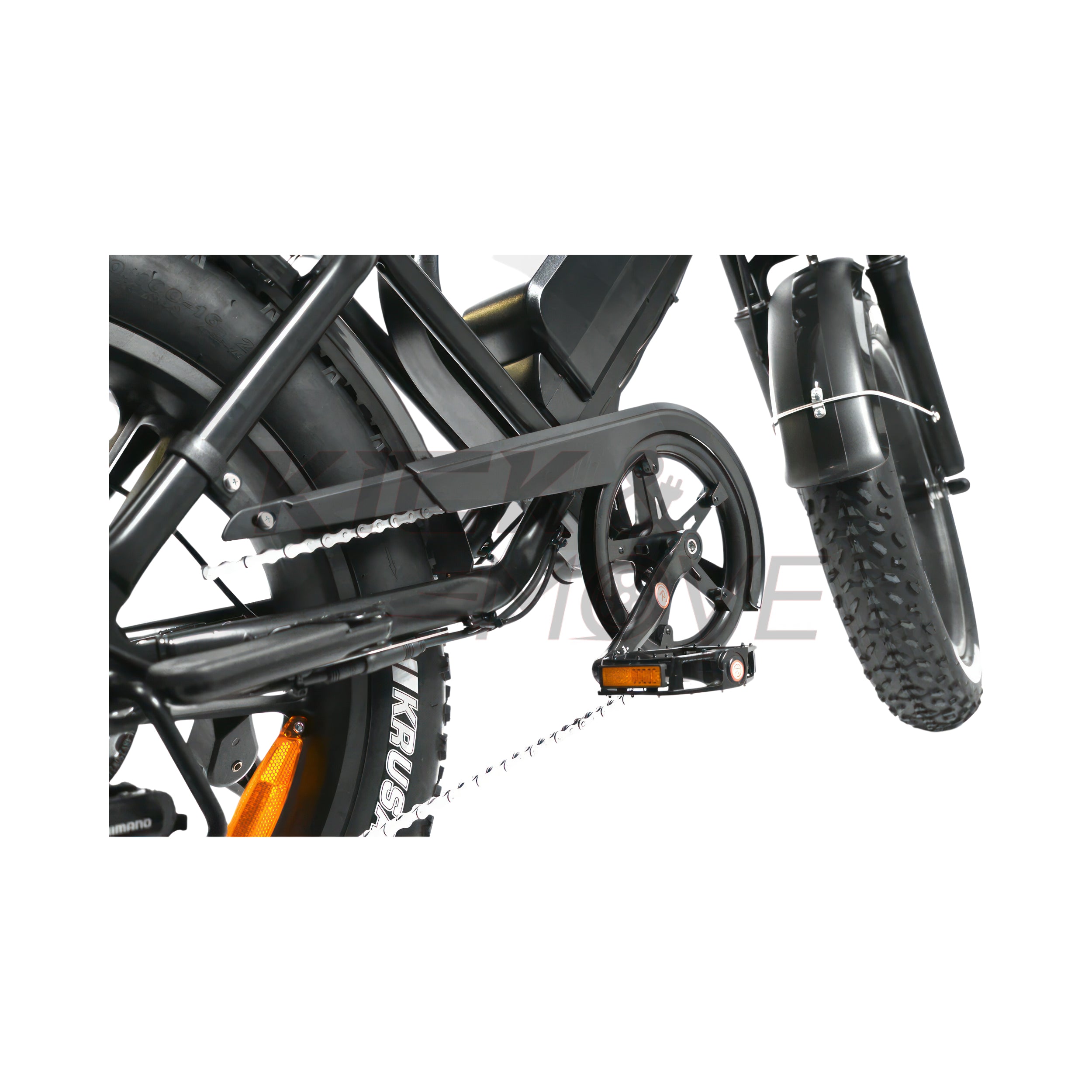 Super Deal! Kick&Move V20 PRO 9.0 2025 Family fatbike- Zwart - Hydraulische remmen