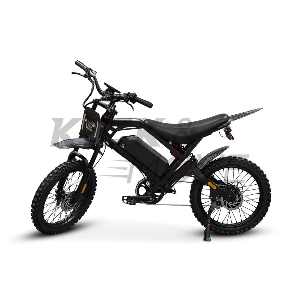 Super Deal! Kick&Move V20 Cross - 2026 - Carbon - Skinny bike met fatbike look