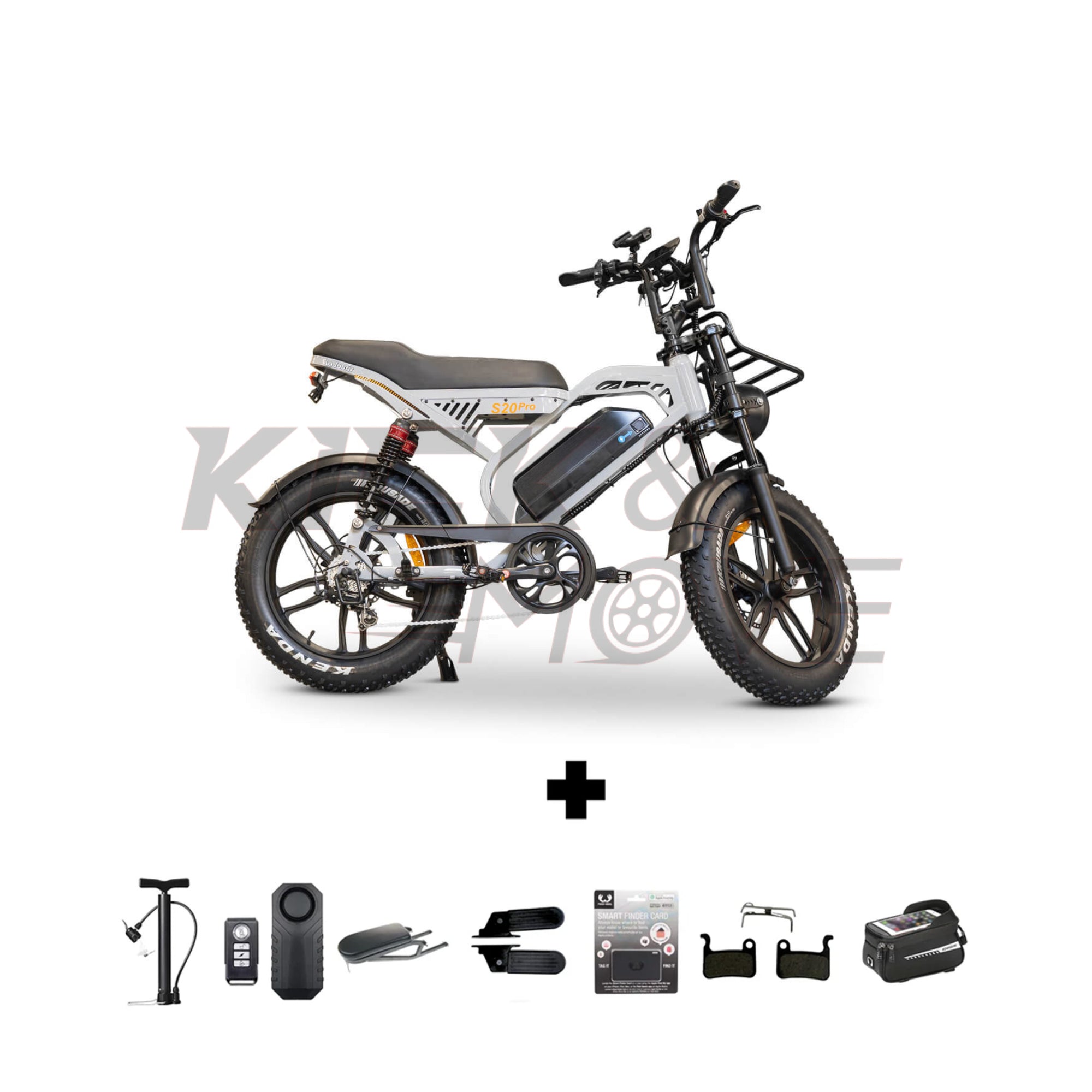 Super Deal! Kick&Move S20 PRO 9.0 2025 - Nardo Grey - Hydraulische remmen