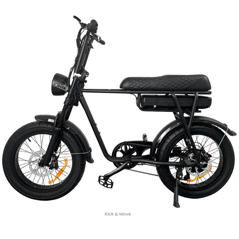 Kick&Move EB2 - Fatbike - Zwart