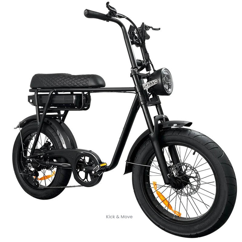 Kick&Move EB2 - Fatbike - Zwart