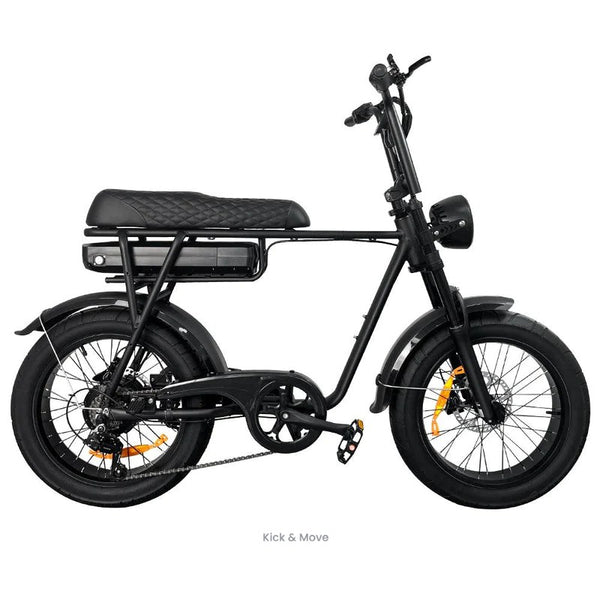 Kick&Move EB2 - Fatbike - Zwart