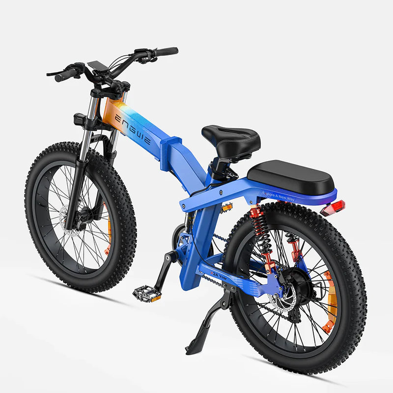 ENGWE X24 - Elektrische Vouwfiets - Dubbele Accu - Blauw