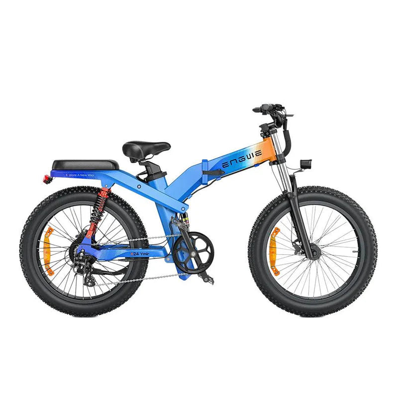 ENGWE X24 - Elektrische Vouwfiets - Dubbele Accu - Blauw