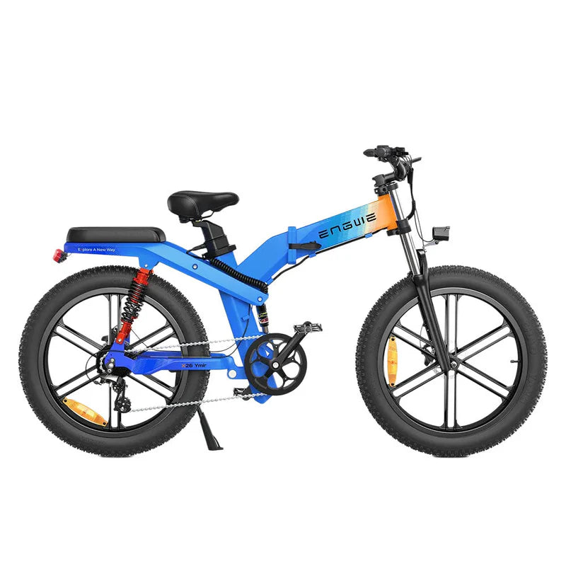 ENGWE X26 - Elektrische Vouwfiets - Dubbele Accu - Blauw